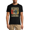 ULTRABASIC Men's Vintage T-Shirt October 1997 the Birth of Legends - 24 Years Old - Gift for 24th Birthday Tee Shirt