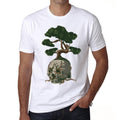 ULTRABASIC Men's Graphic T-Shirt - Bonzai Skull Shirt - Funny Novelty Tee for Men