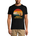 ULTRABASIC Herren-Grafik-T-Shirt Best Lab Dad Ever – Labrador Fist Bump – Vintage-Shirt