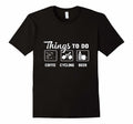 Graphic Men's T-Shirt Coffee, Cycling & Beer Casual Tee