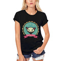 ULTRABASIC Women's Organic T-Shirt - Cat Funny - Día de Los Meowtos Shirt
