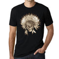 ULTRABASIC Graphic Men's T-Shirt - Native Americans Skull - Casual Shirt for Men