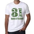 81 And Strong Men's T-shirt White Birthday Gift 00474