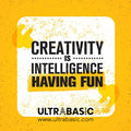 Creativity is intelligence