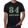 84 And Strong Men's T-shirt Black Birthday Gift 00475 - Ultrabasic