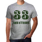 88 And Strong Men's T-shirt Grey Birthday Gift - Ultrabasic