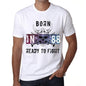 88 Ready To Fight Mens T-Shirt White Birthday Gift 00387 - White / Xs - Casual