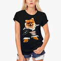T-shirt biologique ULTRABASIC pour femmes - Poméranie - Chemise pour chien drôle - Vêtements pour chiens