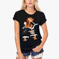 T-shirt biologique ULTRABASIC pour femmes - Vizsla - Chemise pour chien drôle - Vêtements pour chiens
