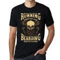 ULTRABASIC Men's T-Shirt - Bearding Makes You Awesome - Skull Shirt for Real Men