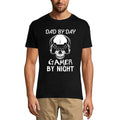 ULTRABASIC Men's Graphic Dad by Day Gamer by Night - Gaming Shirt for Fathers