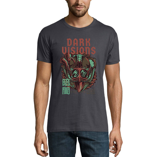 ULTRABASIC Men's Novelty T-Shirt Dark Visions - Steampunk Illustration Tee Shirt