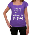 91 And Never Felt So Good Women's T-shirt Purple Birthday Gift 00407