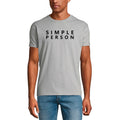 ULTRABASIC Men's Graphic T-Shirt Simple Person - Novelty Funny Sarcastic Shirt
