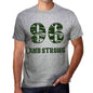 96 And Strong Men's T-shirt Grey Birthday Gift - Ultrabasic