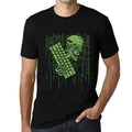 ULTRABASIC Men's T-Shirt - Skull Binary Code - Shirt for Computer Programmers