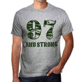 97 And Strong Men's T-shirt Grey Birthday Gift