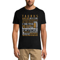 ULTRABASIC Men's T-Shirt Definition Taurus Facts - Zodiac Funny Birthday Shirt