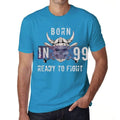 99, Ready to Fight, Men's T-shirt, Blue, Birthday Gift 00390
