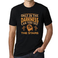 ULTRABASIC Men's T-Shirt Only in the Darkness You Can See Stars - Religious Shirt