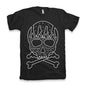 ULTRABASIC Men's T-Shirt Abbey Skull Crossbones - Skull Shirt for Men 