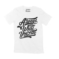 T-shirt pour hommes Faites toujours ce que vous aimez Cadeau vintage décontracté de motivation