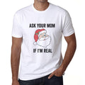 ULTRABASIC - Graphic Men's Funny Santa Christmas T-Shirt Xmas Gift Ideas White