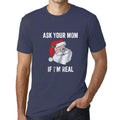 ULTRABASIC - Graphic Men's Funny Santa Christmas T-Shirt Xmas Gift Ideas Denim
