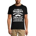 ULTRABASIC Men's Graphic T-Shirt Ask Grandpa Anything - Gift For Father's Day