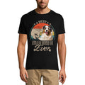 ULTRABASIC Men's Graphic T-Shirt Best Australian Shephard Dad Ever - Dog Fist Shirt