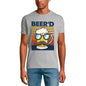 ULTRABASIC Herren-T-Shirt „Beer'd – Lustiges Bier-Gentleman-T-Shirt“.