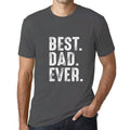 Men's Graphic T-Shirt Best Dad Ever 3 Mouse Grey