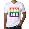 Men's Graphic T-Shirt Big Ego White