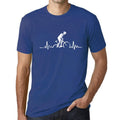 ULTRABASIC - Graphic Printed Men's Biker Pulse T-Shirt Royal Blue