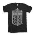 ULTRABASIC Men's Graphic T-Shirt Black Police Box - The Doctor Time Machine Shirt