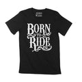 Men's T-Shirt Born To Ride Vintage Tee Comfortable Clothing For Ride Lovers