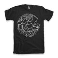 ULTRABASIC Men's Graphic T-Shirt Mountain - Camping Adventure Shirt for Men