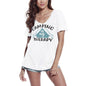 ULTRABASIC Damen T-Shirt Camping is My Therapy – Adventure Flower Kurzarm-T-Shirt Tops
