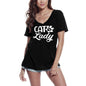 ULTRABASIC Women's Vintage T-Shirt Cat Lady - Love Cat Paws - Cat Moms