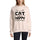 ULTRABASIC Women's Sweatshirt Cat Make Me Happy, You Not so Much - Kitten Funny Slogan Sweater