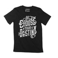 T-shirt pour hommes Choisissez votre destin T-shirt à manches courtes inspirant vintage