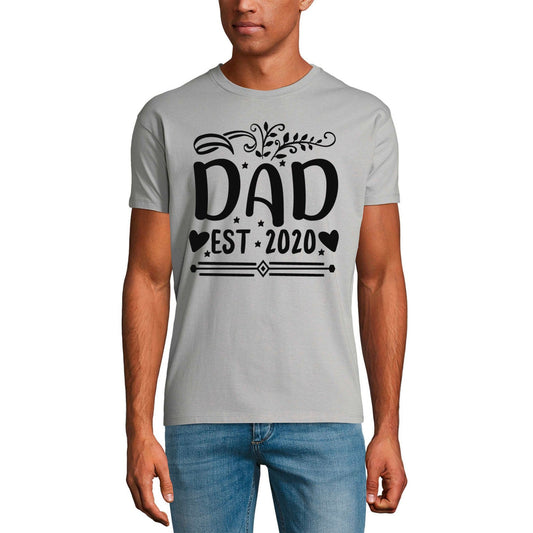 ULTRABASIC Men's Graphic T-Shirt Dad Est 2020 - Funny Daddy's Shirt