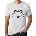 ULTRABASIC - Graphic Men's Dad Jokes Tank T-Shirt Funny Casual Letter Print Tee Vintage White