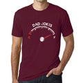 ULTRABASIC - Graphic Men's Dad Jokes Tank T-Shirt Funny Casual Letter Print Tee Burgundy