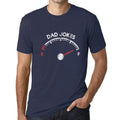 ULTRABASIC - Graphic Men's Dad Jokes Tank T-Shirt Funny Casual Letter Print Tee French Navy
