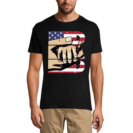 ULTRABASIC Herren-T-Shirt mit US-Flagge, Vater-T-Shirt
