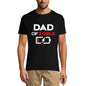 ULTRABASIC Men's Graphic T-Shirt Dad Of 3 Girls - Battery Low