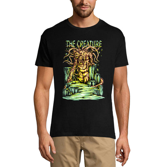 ULTRABASIC Herren-Grafik-T-Shirt The Creature – Gruseliges Monster-Shirt für Männer