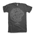 ULTRABASIC Men's Graphic T-Shirt Dead Globe - Decomposed Earth - Funny Shirt