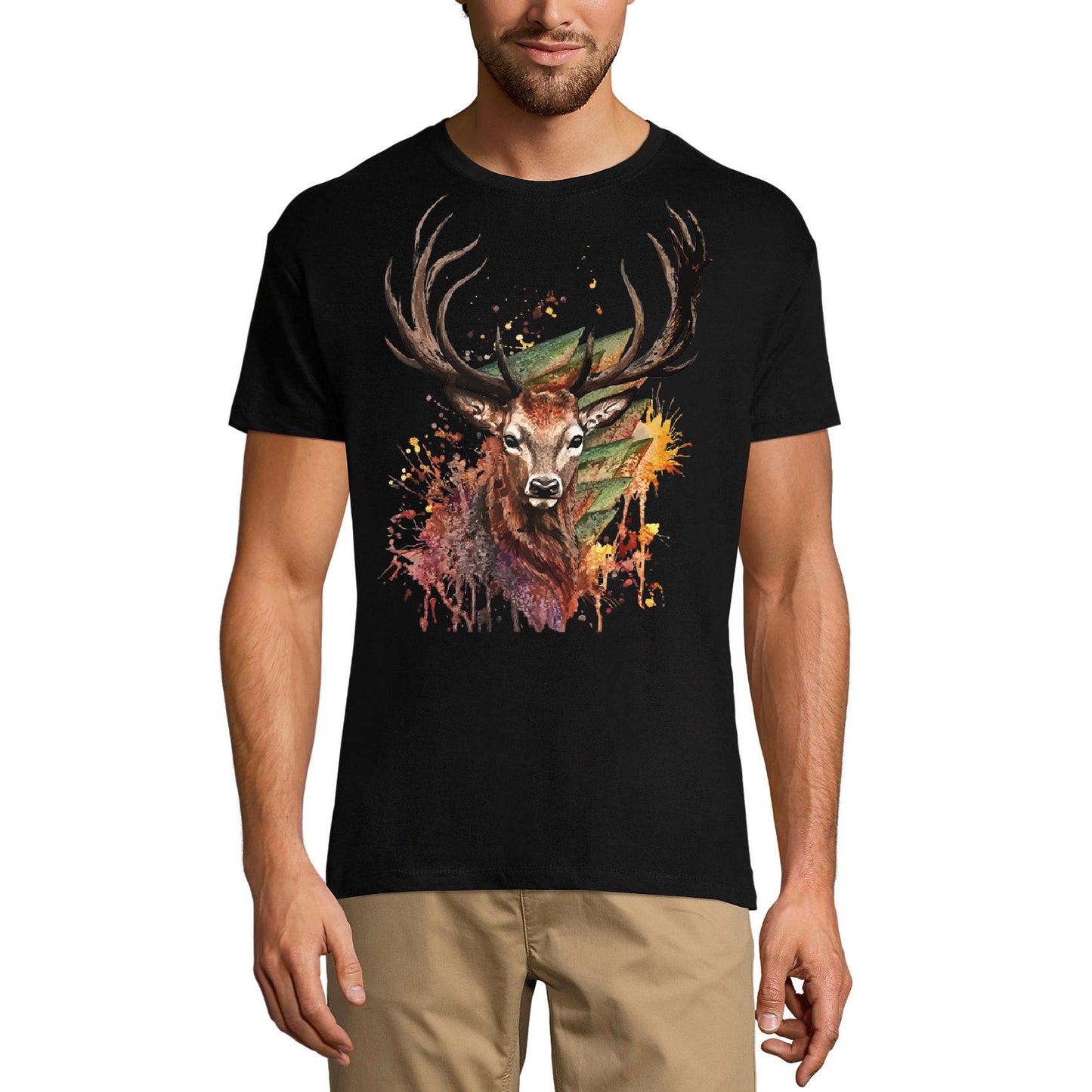 ULTRABASIC Men's T-Shirt Deer and Hunting - Hunter Tee Shirt